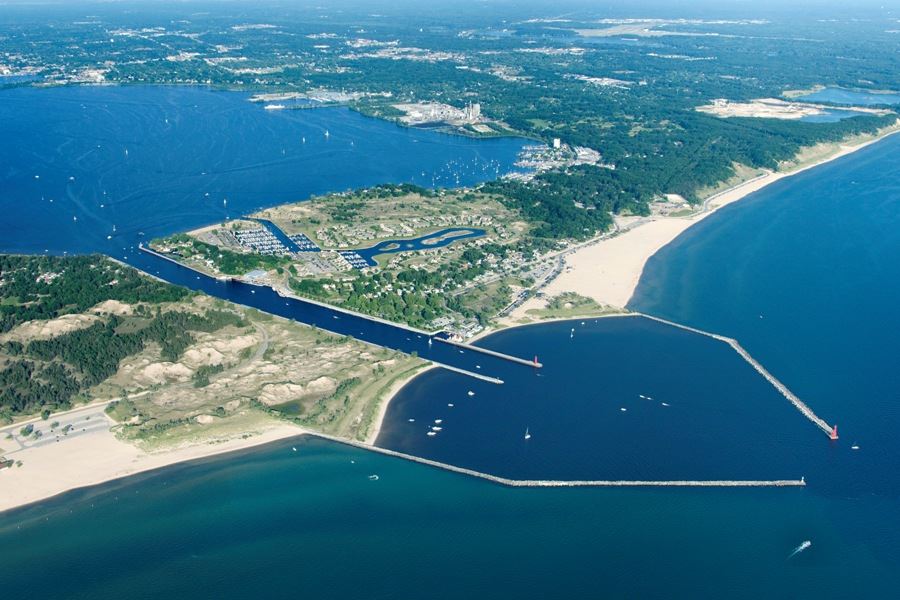 Muskegon State Park, Muskegon, Mich. Sandy Beach Paradise | Great Lakes ...